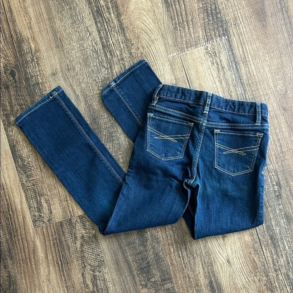 GAP Dark Blue Straight Leg Jeans